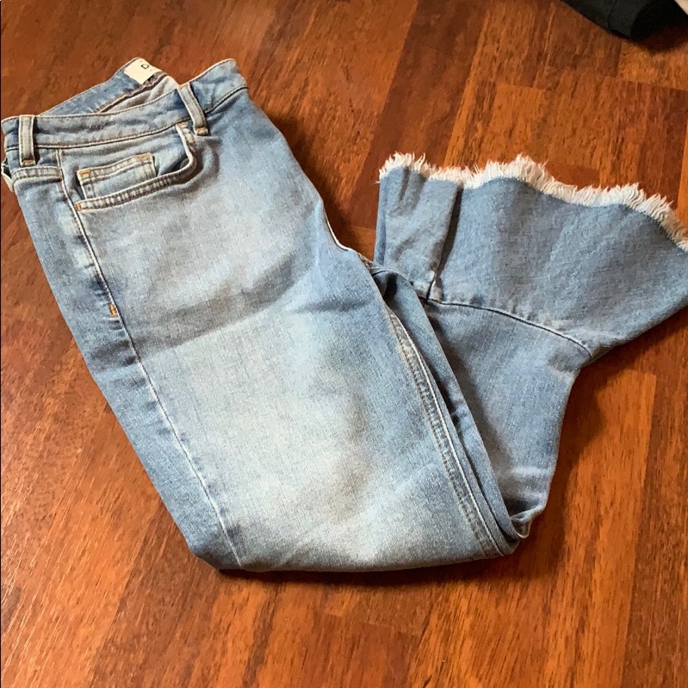 High waisted petite jeans